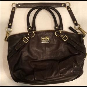 EUC Brown Leather Coach Satchel